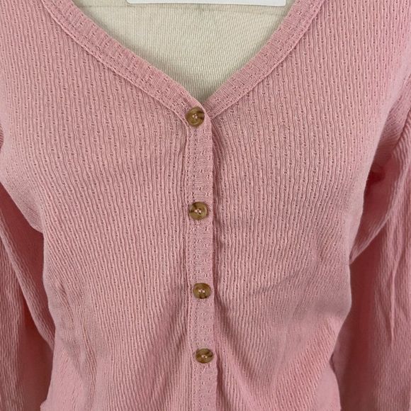 NWT POOF Pink Button Down Cardigan‎ - Picture 3 of 8